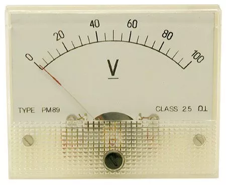 0-100V DC VOLT METER