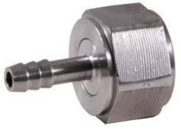 1/2" FPT Swivel x 1/4" Barb - SS