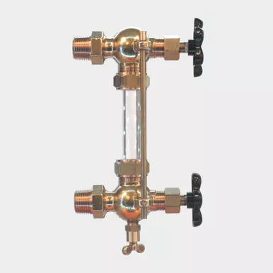 1/2" NPT 5/8" OD Glass - 200 Pounds - 2 guards