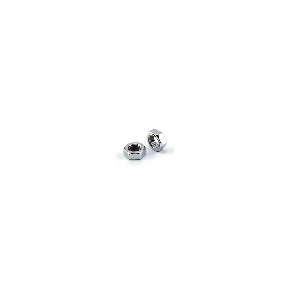 10 PC BAG CHROME 5/16-24 JAM NUT