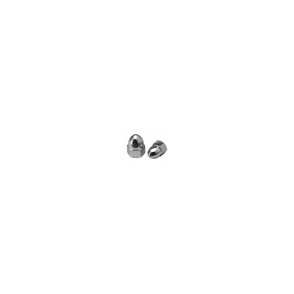 10 PC BAG CHROME M6-1.0 ACORN NUT