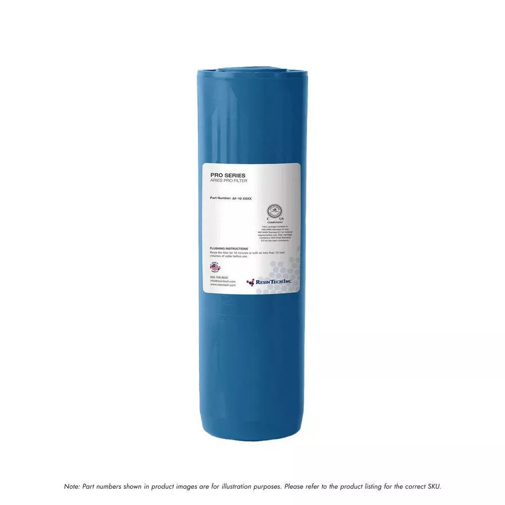 10" x 2.5" ResinTech Calcite pH Neutralizing Cartridge