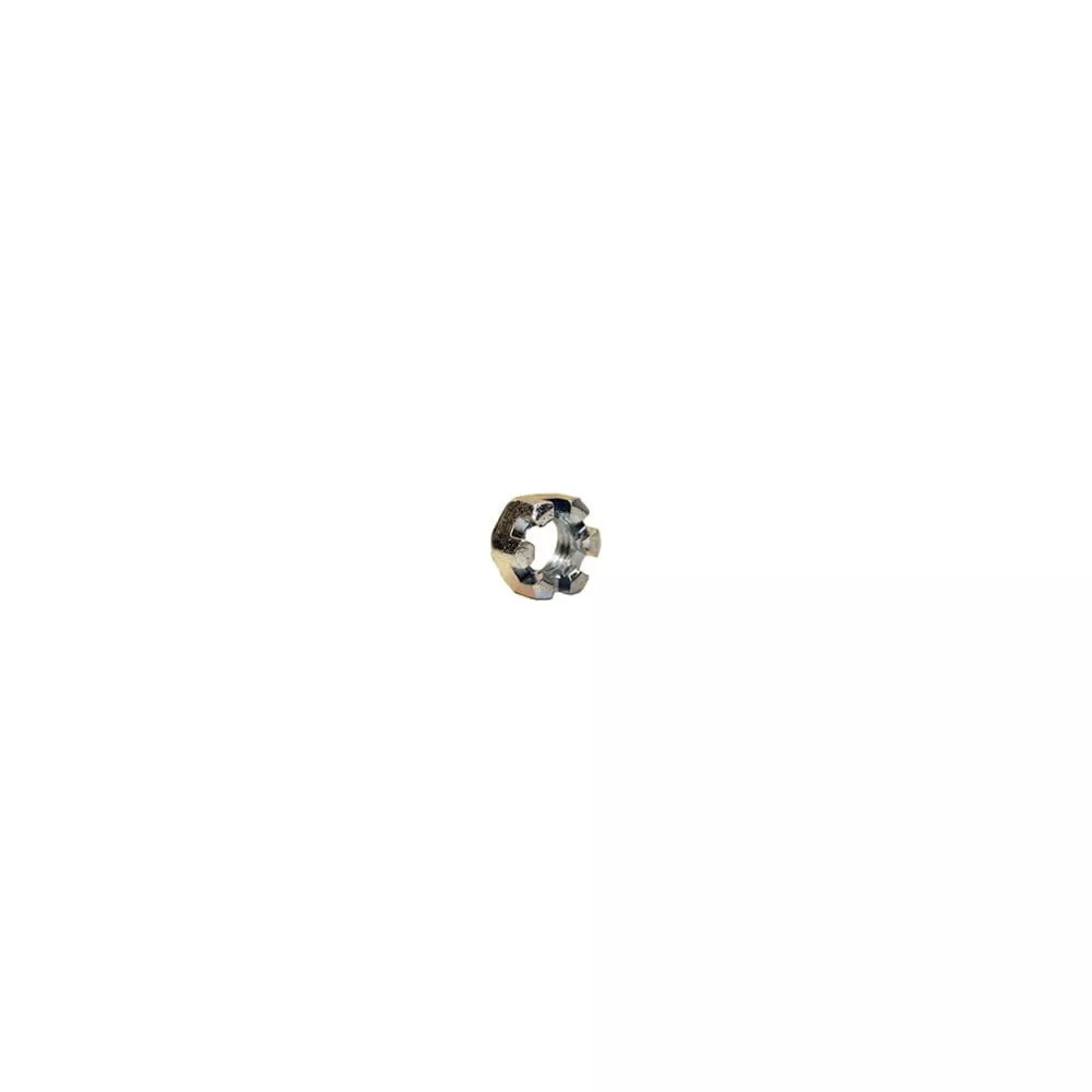 110906 1/2-13 SLOTTED HEX NUT PLAIN