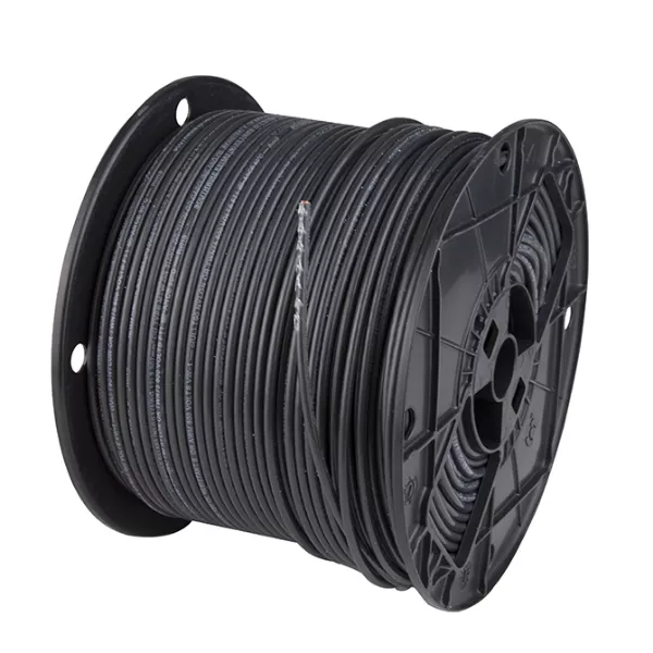 12 GA THHN Black Stranded Wire - 500' Roll
