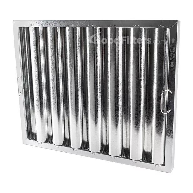 20” Tall x 25” Wide Mavrik Galvanized Hood Filter