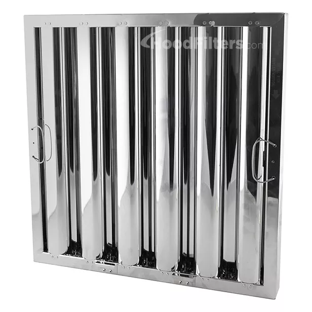 20" Tall X 25" Wide Mavrik Stainless Steel Hood Filter with Hook