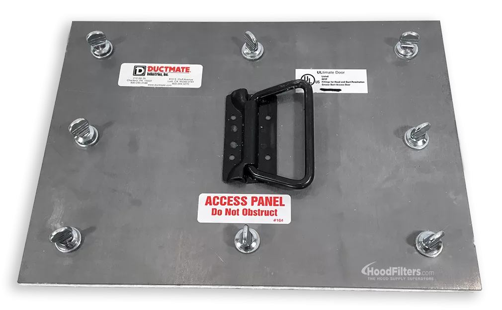 20" x 20" Ductmate ULtimate Access Door with Insulation Kit - Black Iron