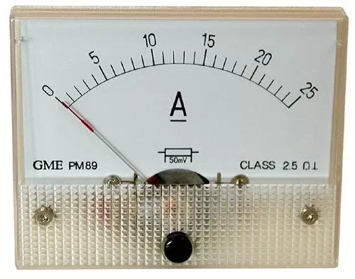 25 AMP DC PANEL METER