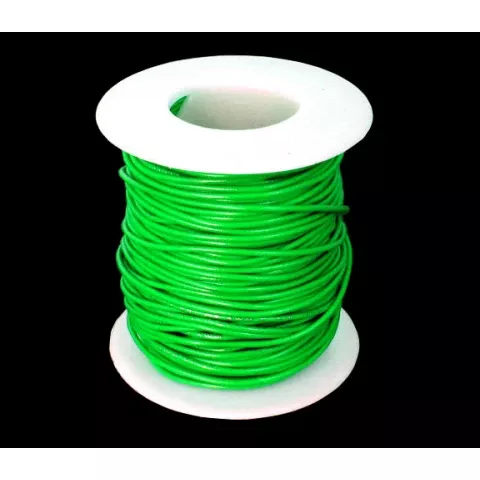26 GA. GREEN HOOK-UP WIRE, STRANDED 100'