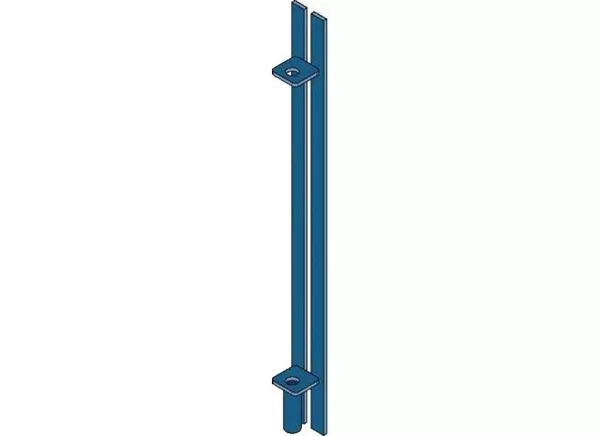 28-1/2" Feeder/Wall Bracket w/ 3" Pipe