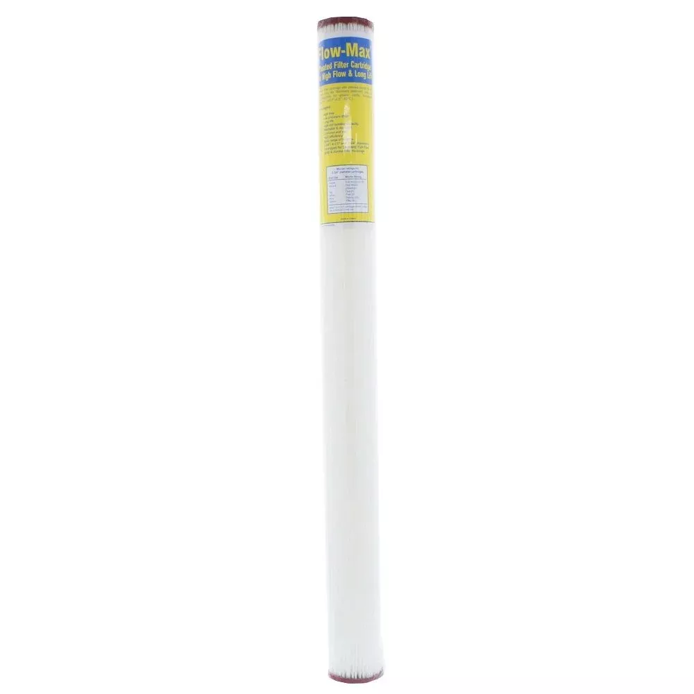 29-1/4" x 2-3/4" Flow-Max Pleated Poly - 0.35 mic