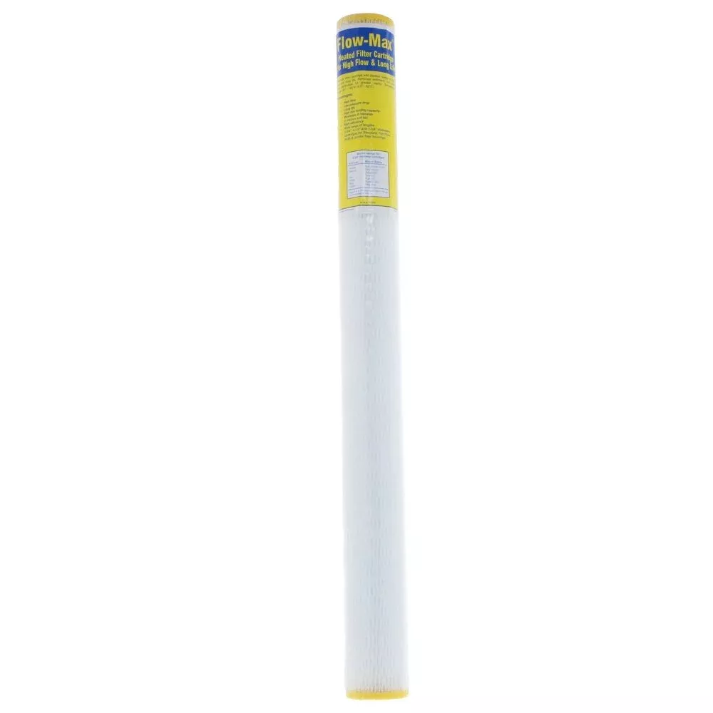 29-1/4" x 2-3/4" Flow-Max Pleated Poly - 50 mic