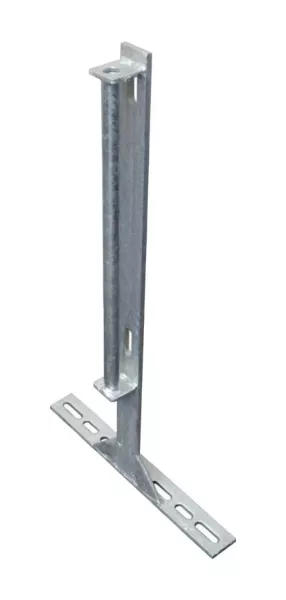 29" Flat Bar Post w/ Pipe & 17" Base