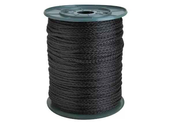 3/16" Black Poly Rope