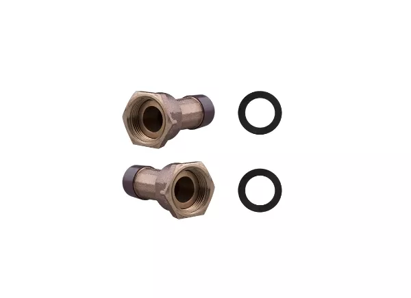 3/4" Water Meter Coupling Pair