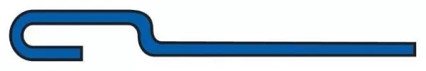 3/8'' Gate Rod, 19-1/2'' Overall Length (Candy Cane)