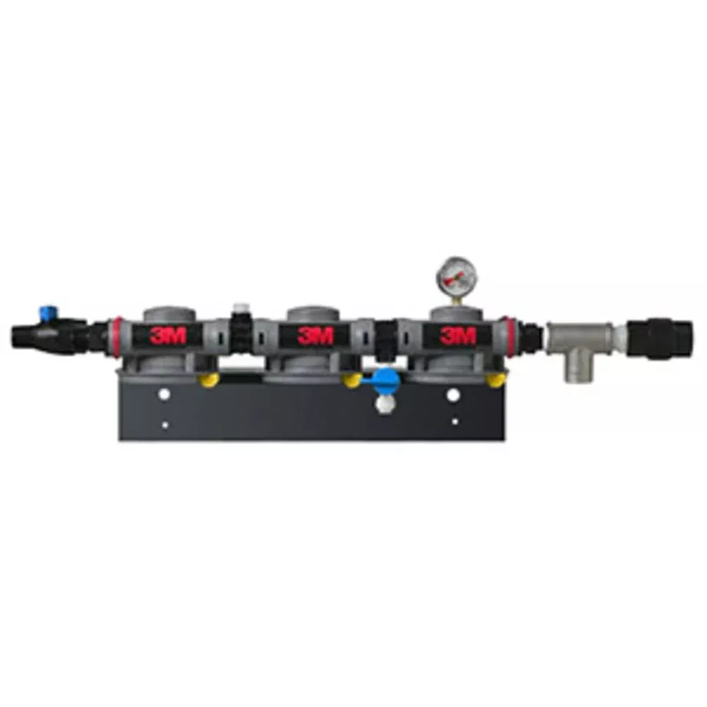 3M Water Filtration DP3 3/4" MNPT Inlet & Outlets, Triple Head, Dual Outlets