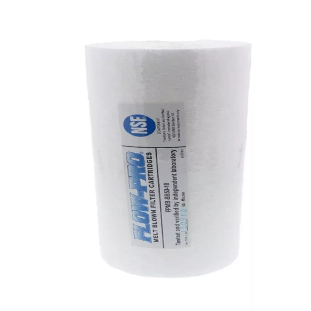 4-1/2" x 9-3/4" Watts Flow-Pro Melt Blown Sediment Filter - 50 mic
