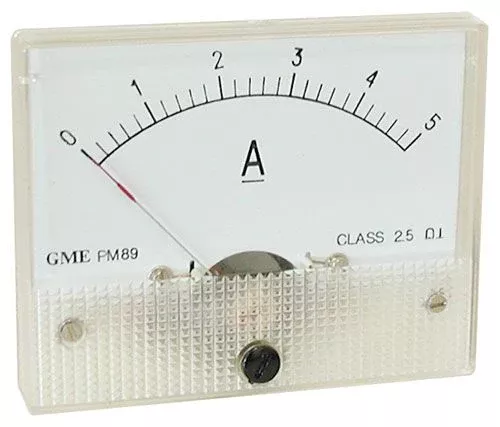 5A DC PANEL METER