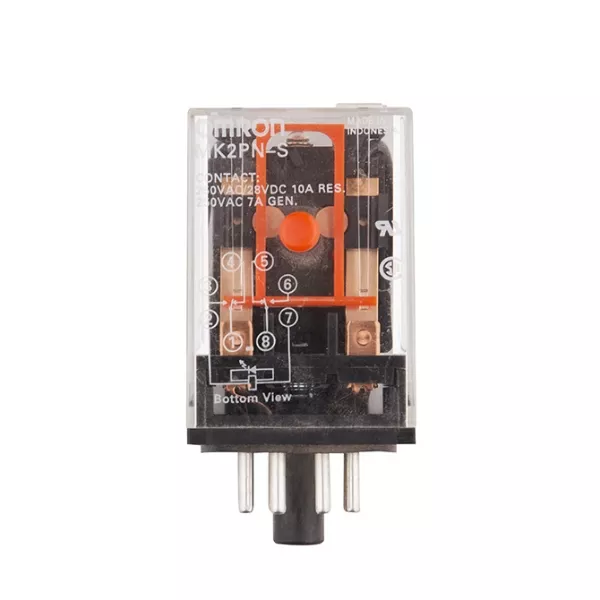 8 Pin Relay 120V With Lockable Test Button