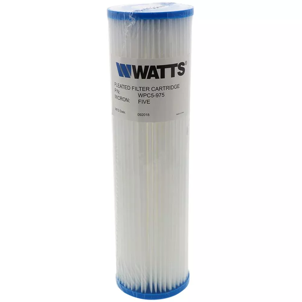 9-3/4" x 2-3/4" Flow-Max Pleated Poly - 5 mic
