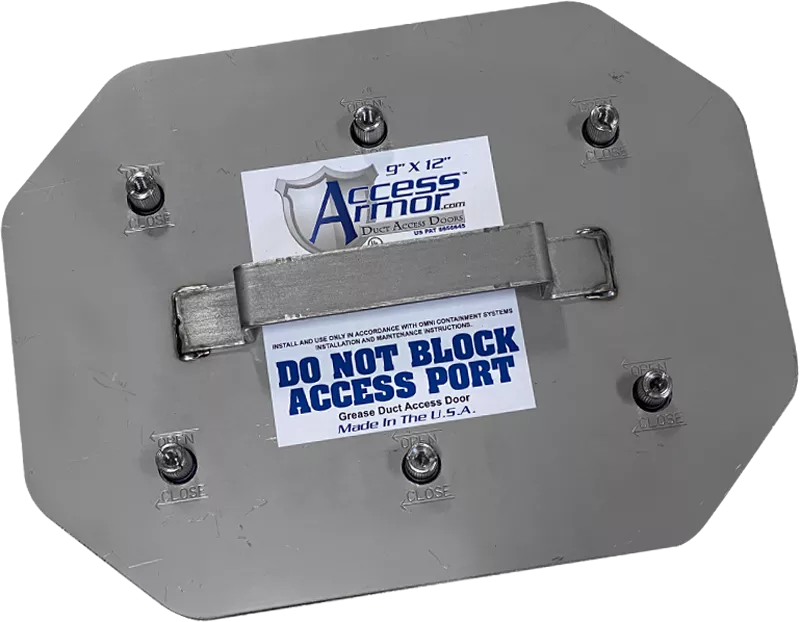 9" x 36" UL Grease Duct Access Door - Stainless Steel