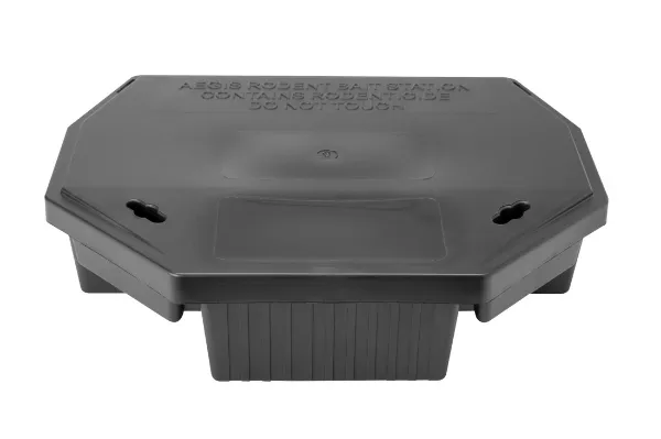 Aegis Rat Bait Station (Black w/ Black Lid)