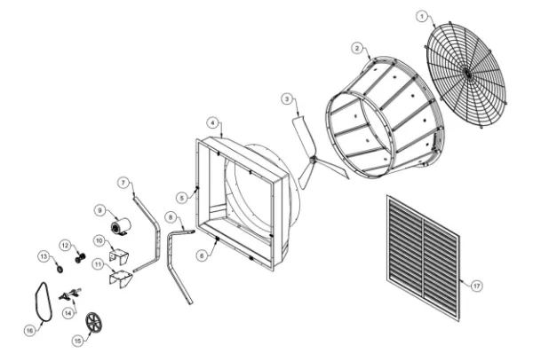 Aerotech 36" Fan Discharge Cone