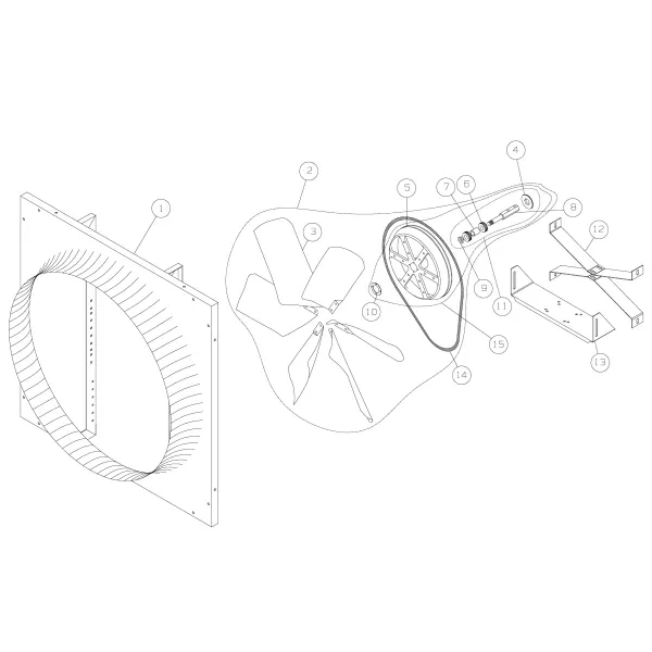 American Coolair 36" Fan Blades