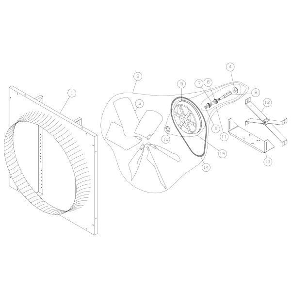 American Coolair 48" Fan Blades