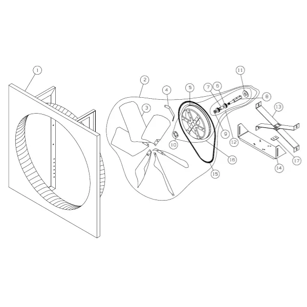American Coolair Fan Shaft Assembly