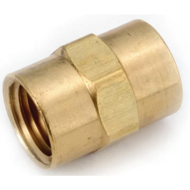 Anderson Metals 756103-04 Pipe Coupling, 1/4 in, FIP