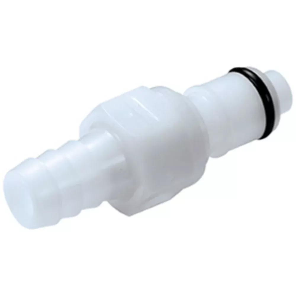 APCD22004 Valved In-Line Hose Barb Coupling Insert 1/4 ID Barb