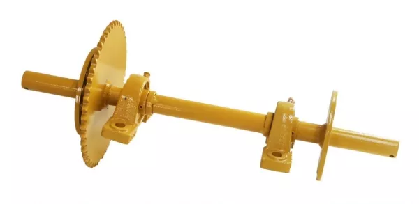 Axle Assembly For Hercules Arm With Sheet Metal Bearings