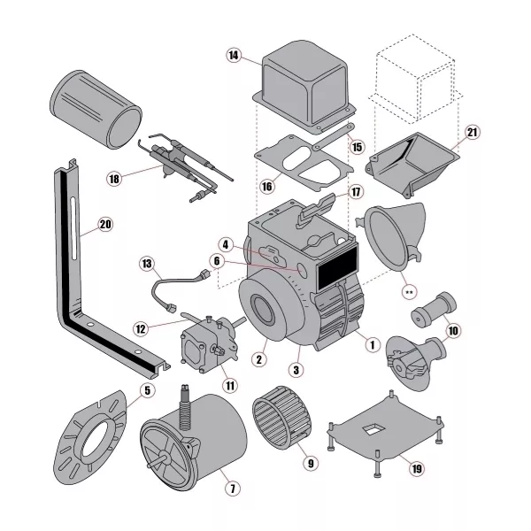 Beckett Diesel Burner Connector Tube Assembly
