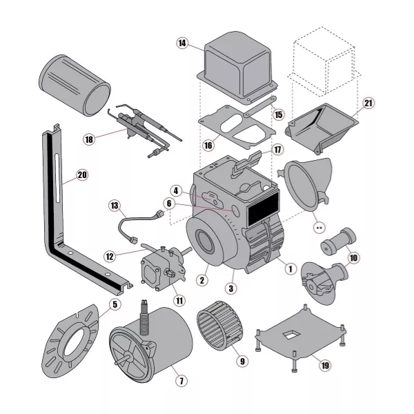 Beckett Diesel Burner Trans Ignition Assembly