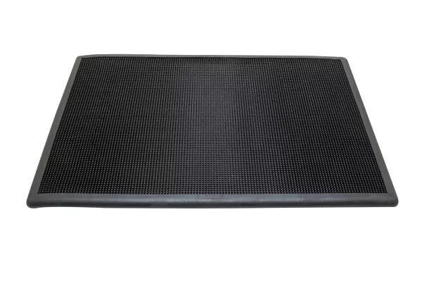 BLACK RUBBER DISINFECTANT MAT