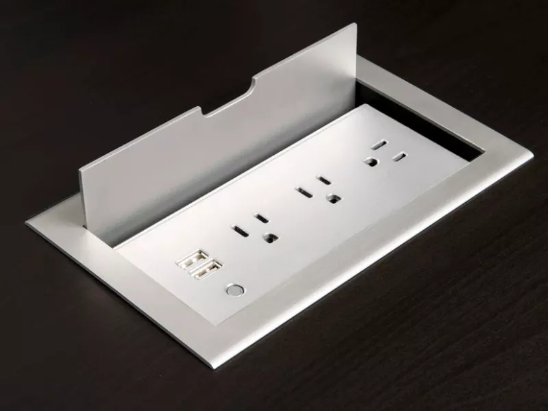 Brandstand CubieFlip Concealable Flush Mount Power Grommet