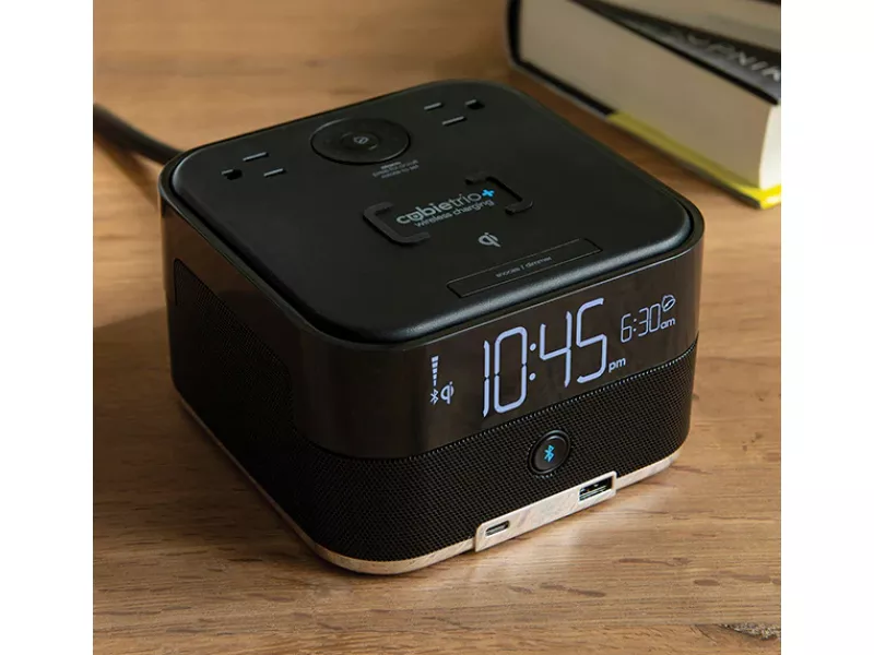 Brandstand CubieTrio+ Multifunctional Nightstand Charging Device With USB C