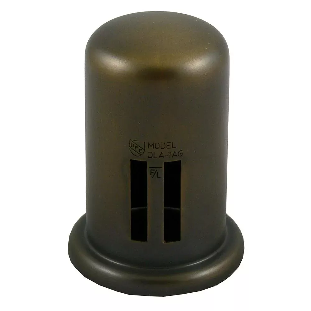 Brass Cover Cap for Twin Inlet Air Gap - Tuscan Brass