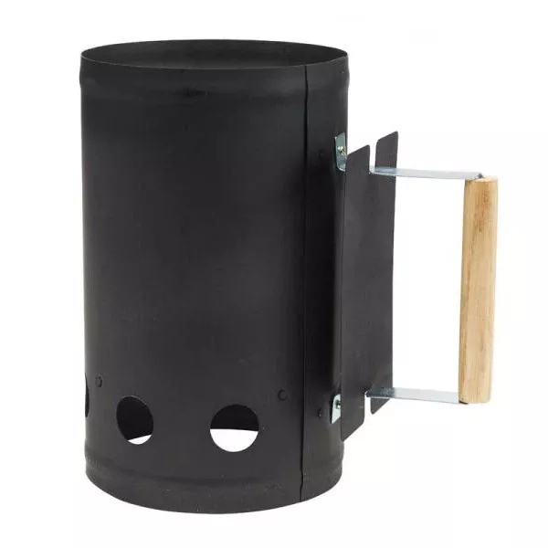 Bull Black Powder Coated Charcoal Chimney Starter