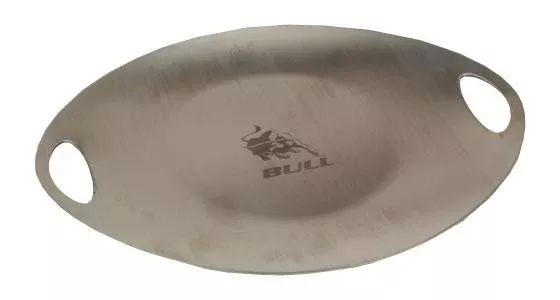 Bull Stainless Steel Serving Plate