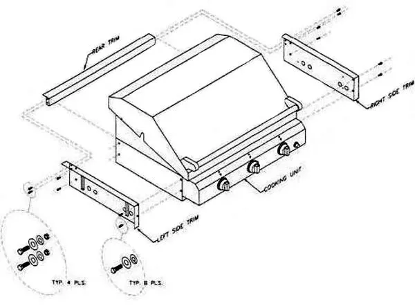 Bull Steer Grill Trim Kit