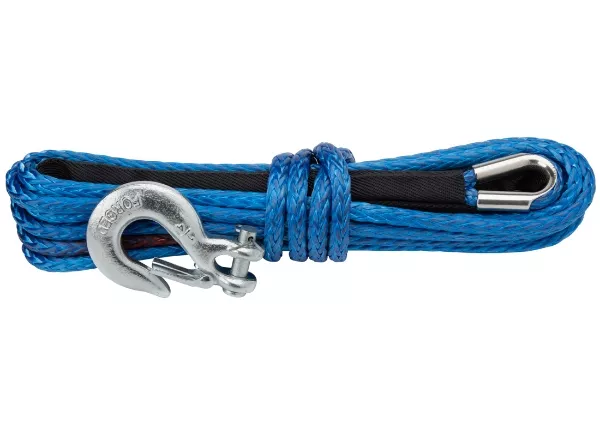 Cable Winch Assembly 1/4" Nylon Rope W/ Hook For Herc Arm