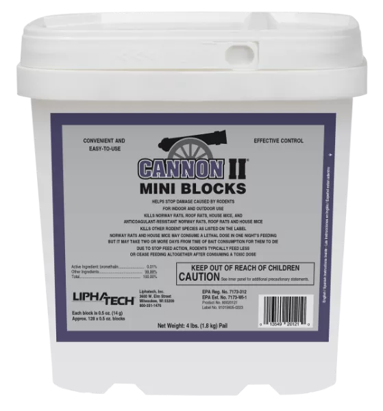 Cannon™ II Mini Blocks - 4 Lb. Pail