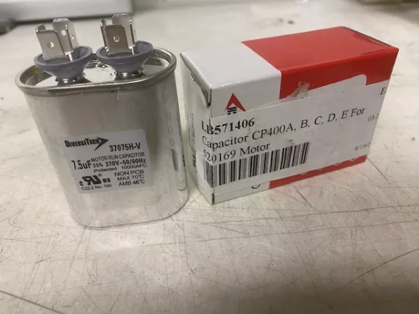 Capacitor CP400A, B, C, D, E For 520169 Motor Heater/Furnace