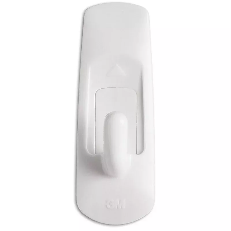 Command 17002-VP-6PK Utility Hook, 1/2 in Opening, 1 lb, 6-Hook, Plastic, White