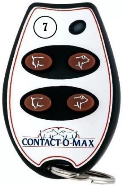 Contact-O-Max Remote Control Red Light 4 Button Freq #7