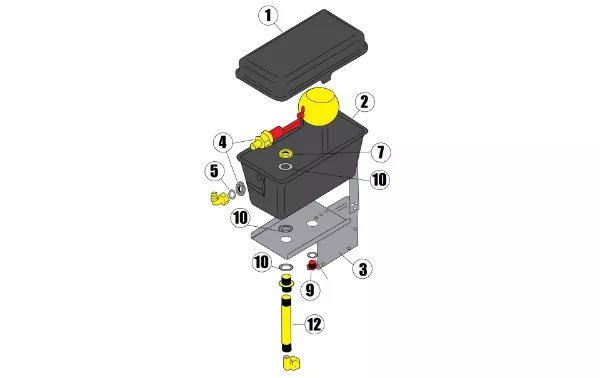 Cover Tank Lubing