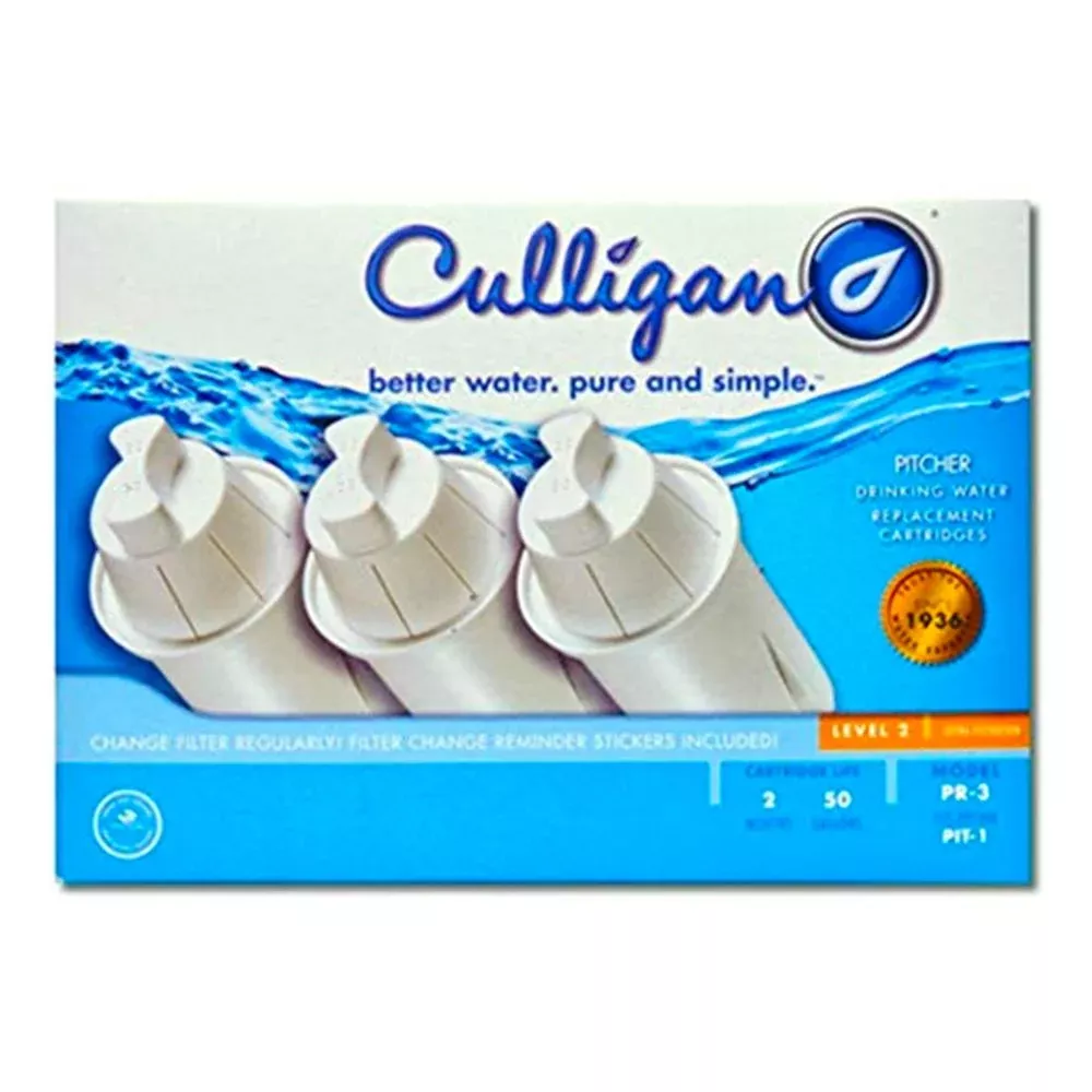 Culligan PR-1 (01019010) Replacement Filter for PIT-1 Water Pitcher - 3 PK